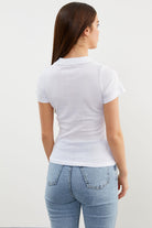 Açık Polo Yaka Basic Tişört - Beyaz (4) Sementa