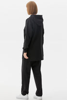 Büyük Beden Tunik Eşofman Takım - Siyah (6) Sementa