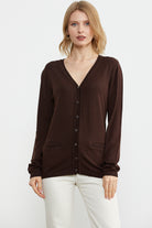 Cepli Basic Triko Hırka - Kahve (1) Sementa