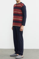 Desenli Yazlık Pijama Takım - Bordo (3) Sementa