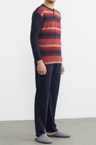 Desenli Yazlık Pijama Takım - Bordo (4) Sementa