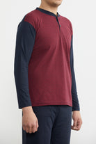 Desenli Yazlık Pijama Takım - Bordo (5) Sementa
