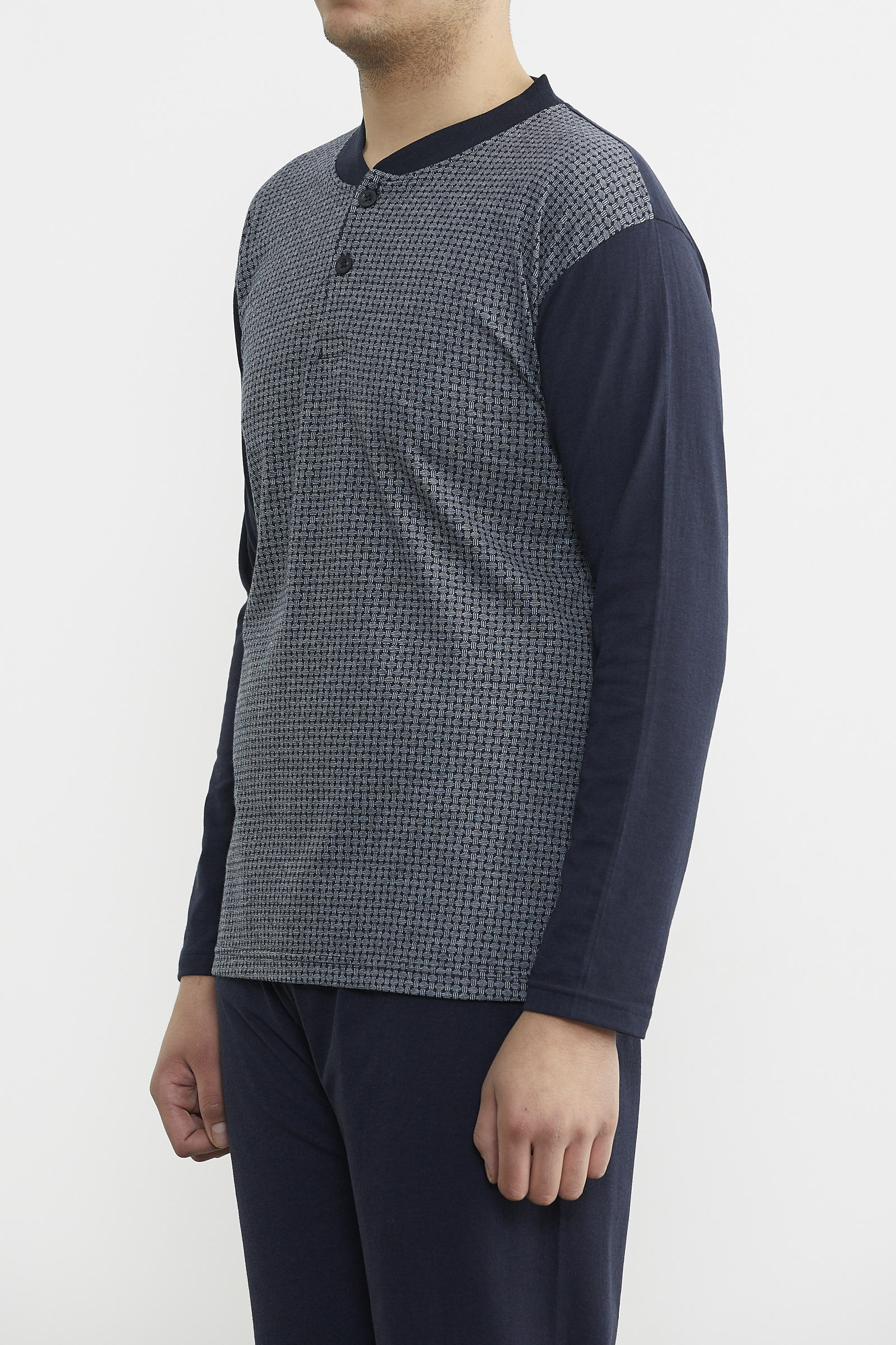 Desenli Yazlık Pijama Takım - Lacivert (3) Sementa