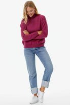 Dik Yaka Cepli Triko Kazak - Kırmızı (3) Sementa