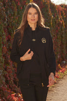 Kapitone Detaylı Yelekli Üçlü Eşofman Takım - Siyah (1) Sementa