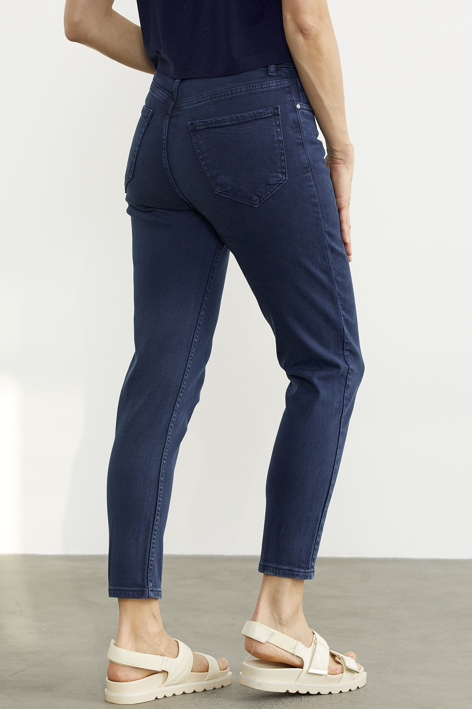 Likral Fit Mom Jean Lacivert Sementa