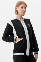 Metal Fermuarlı Blok Renk Eşofman Takım - Siyah (3) Sementa