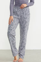 Polar Desenli Kışlık Tek Alt - Füme - Sementa