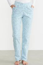 Polar Desenli Kışlık Tek Alt - Mavi - Sementa