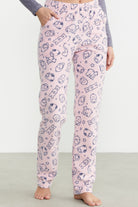 Polar Desenli Kışlık Tek Alt - Pembe - Sementa