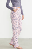 Polar Desenli Kışlık Tek Alt - Pembe - Sementa