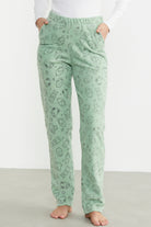 Polar Desenli Kışlık Tek Alt - Yeşil - Sementa