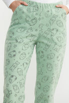 Polar Desenli Kışlık Tek Alt - Yeşil - Sementa