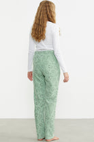 Polar Desenli Kışlık Tek Alt - Yeşil - Sementa