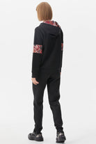 Renkli Desen Kombinli Eşofman Takım - Bordo (7) Sementa