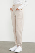 Scuba Kumaş Cepli Eşofman Altı - Koyu Bej (5) Sementa