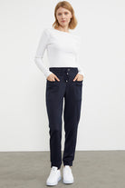 Scuba Kumaş Cepli Eşofman Altı - Lacivert (1) Sementa