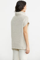 Tam Balıkçı Kısa Kol Triko Kazak - Bej (4) Sementa