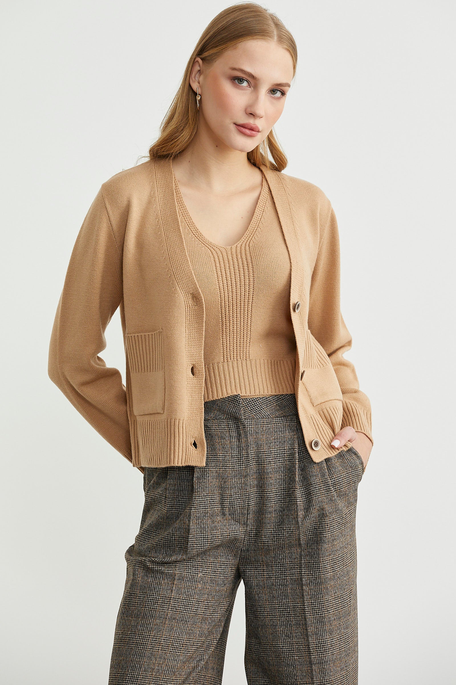 トップス hholic lib stretch cardigan 2pieces set トップス hholic lib stretch cardigan 2pieces set hholic lib