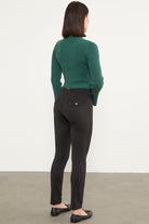 Yarım Balıkçı Crop Triko Kazak - Yeşil (6) Sementa