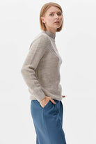 Yarım Balıkçı Triko Kazak - Bej (3) Sementa