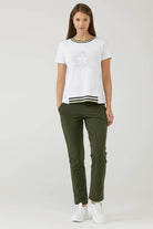 Arkası Uzun Fermuarlı Üçlü Eşofman Takım - Haki (3) Sementa