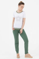 Arkası Uzun Fermuarlı Üçlü Eşofman Takım - Yeşil (5) Sementa