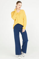 Bol Paça Triko Pantolon - Lacivert (1) Sementa