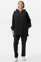 Büyük Beden Tunik Eşofman Takım - Siyah (1) Sementa