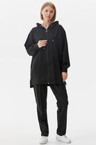 Büyük Beden Tunik Eşofman Takım - Siyah (4) Sementa