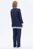 Cep Detaylı Rahat Kalıp İkili Takım - Lacivert (5) Sementa