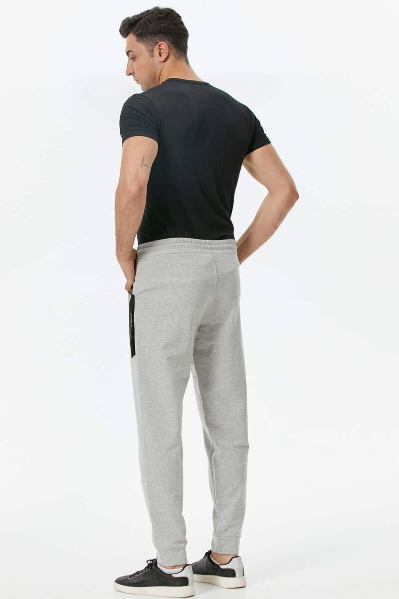 Cepli Parça Detaylı Eşofman Altı - Gri (4) Sementa