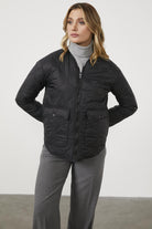 Çift Taraflı Giyilebilen Kapitone Mont - Siyah (1) Sementa