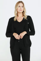 Kadın Üçlü Triko Takım - Siyah (2) Sementa