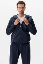 Kapüşonlu Düz Paça Eşofman Takım - Lacivert (2) Sementa