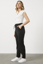 Pili Dar Paça Eşofman Altı - Siyah (5) Sementa