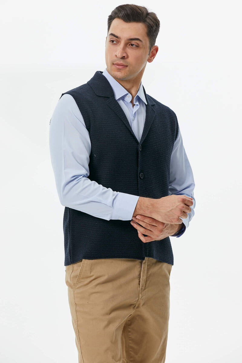 Navy blue polo deals vest