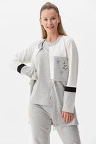 Rahat Kalıp Üçlü Tunik Eşofman Takım - Gri (3) Sementa