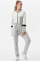 Rahat Kalıp Üçlü Tunik Eşofman Takım - Gri (5) Sementa