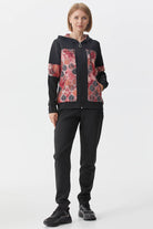 Renkli Desen Kombinli Eşofman Takım - Bordo (1) Sementa