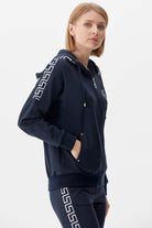 Sim Örgü Detaylı Kapüşonlu Eşofman Takım - Lacivert (1) Sementa