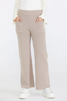 Triko Kadın Cepli Pantolon - Vizon (2) Sementa