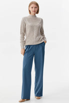 Yarım Balıkçı Triko Kazak - Bej (1) Sementa